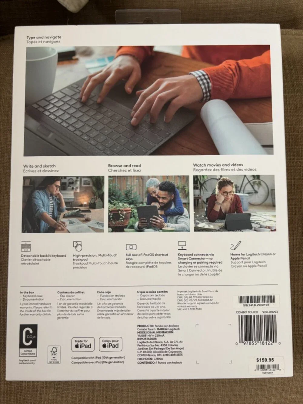 Logitech compatible ipad